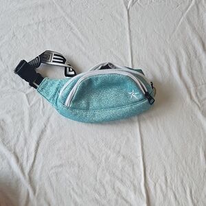 Rebel Athletic sparkly Teal Fanny Pack